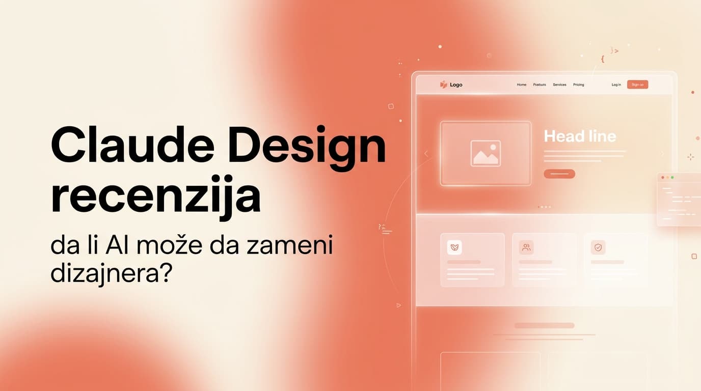 Claude Design recenzija: da li AI može da zameni dizajnera? Test na srpskom (2026)